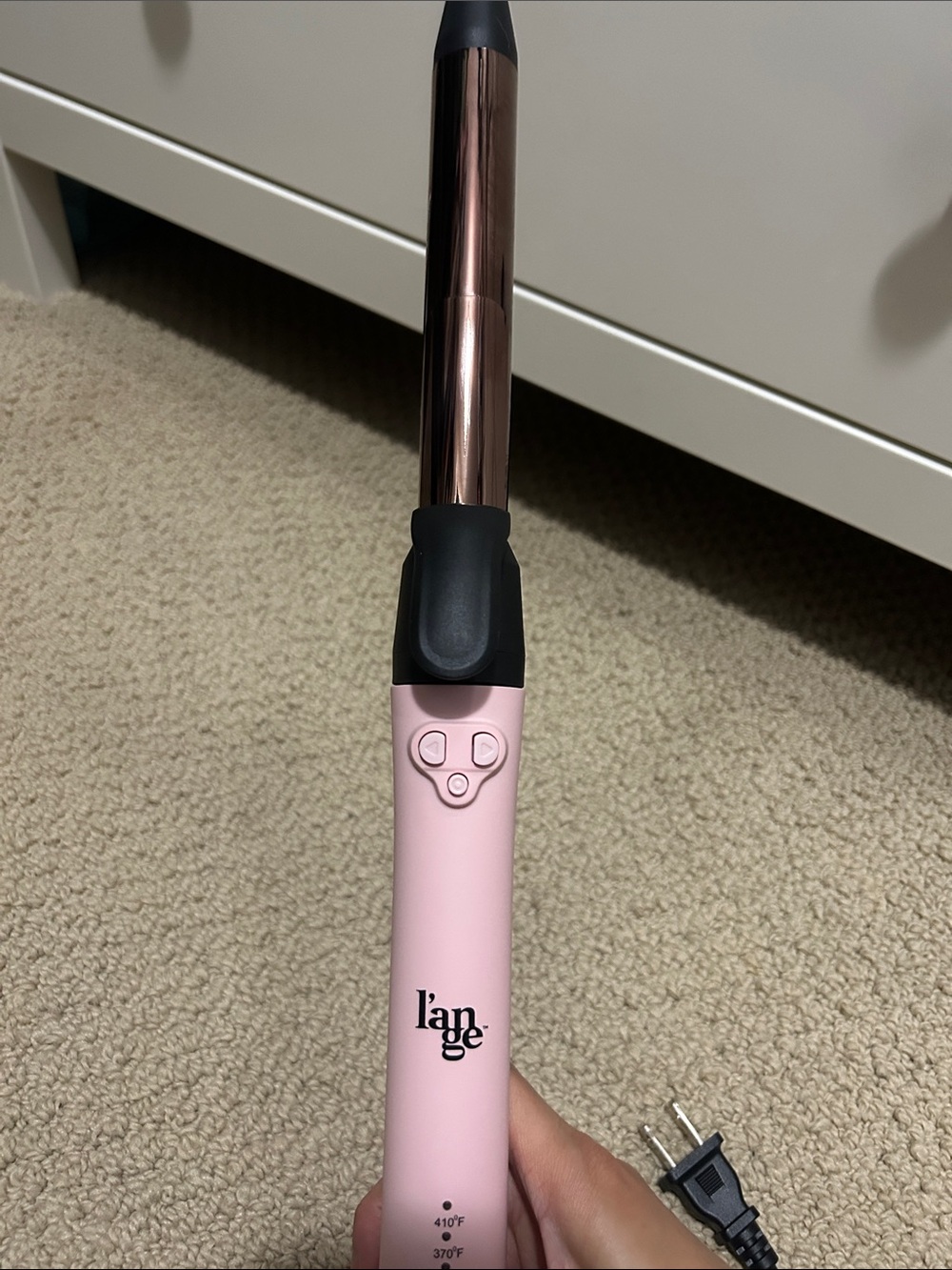 Lange rotating curling iron